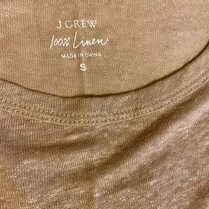 J. Crew linen tank